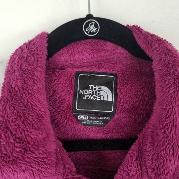 The North Face Gray Red Denali Jacket - Picture 2 of 8